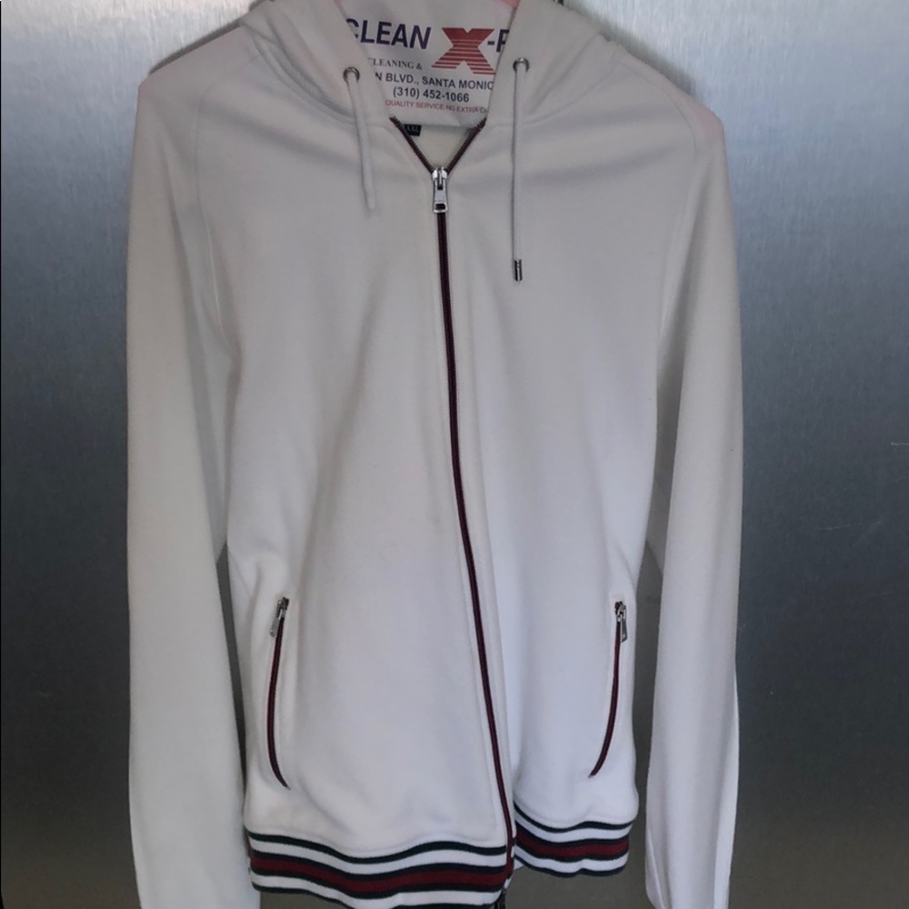 Gucci cotton hoodie. Small spots on front.